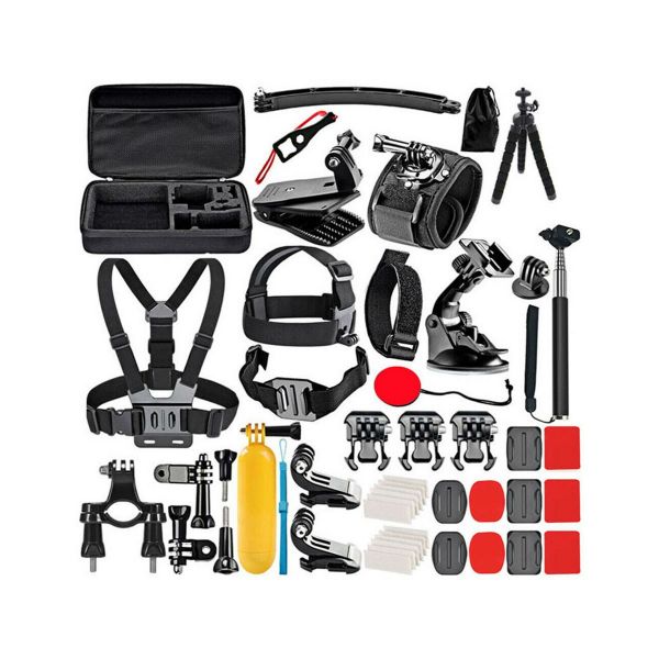Conjunto 50 Acessórios para GoPro Hero/6/7/8