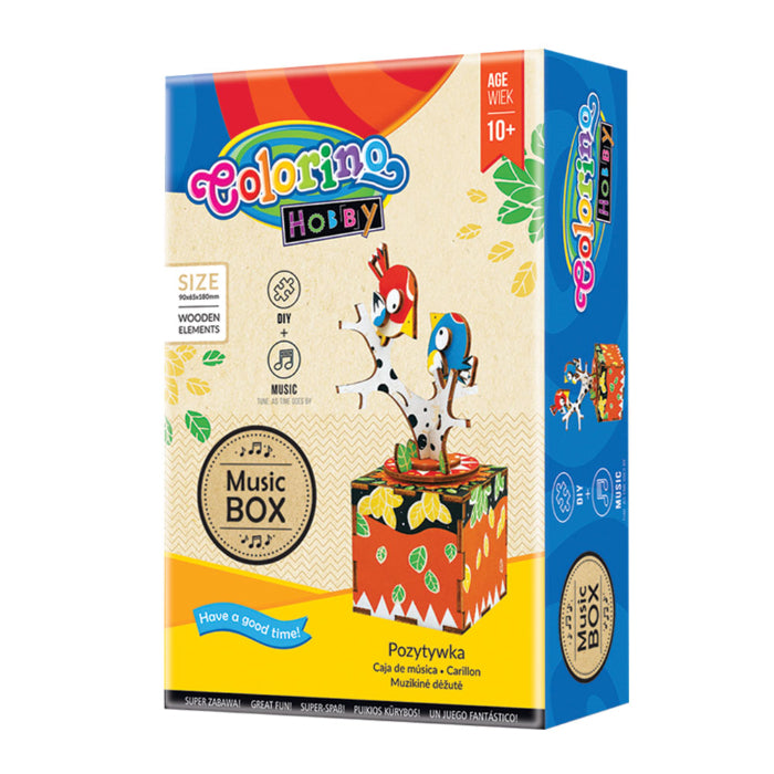 Puzzles 3D Set Caixa de Música Pássaros