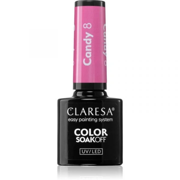Claresa Soakoff UV/LED Color Candy Verniz de Gel para Unhas Tom 8 5g
