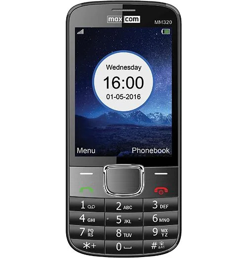 Telemóvel MaxCom Classic MM320 | Preto
