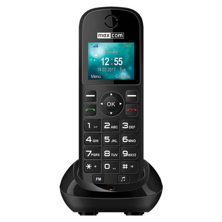 Telefone Portátil Maxcom Comfort MM35D SE Preto