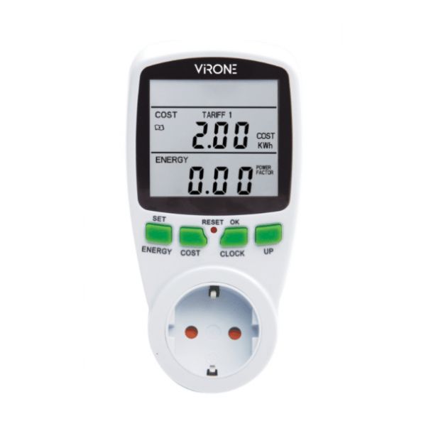 Medidor de Energia de Tarifa Dupla Separadas com Display Lcd com Bateria Embutida - EM-1 (GS)