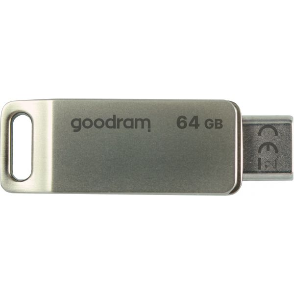 Goodram 64GB ODA3 USB 3.2 Type-A/Type-C OTG Prateado