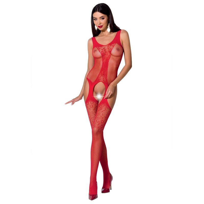 Passion Woman – Bs072 Bodystocking One Size Red