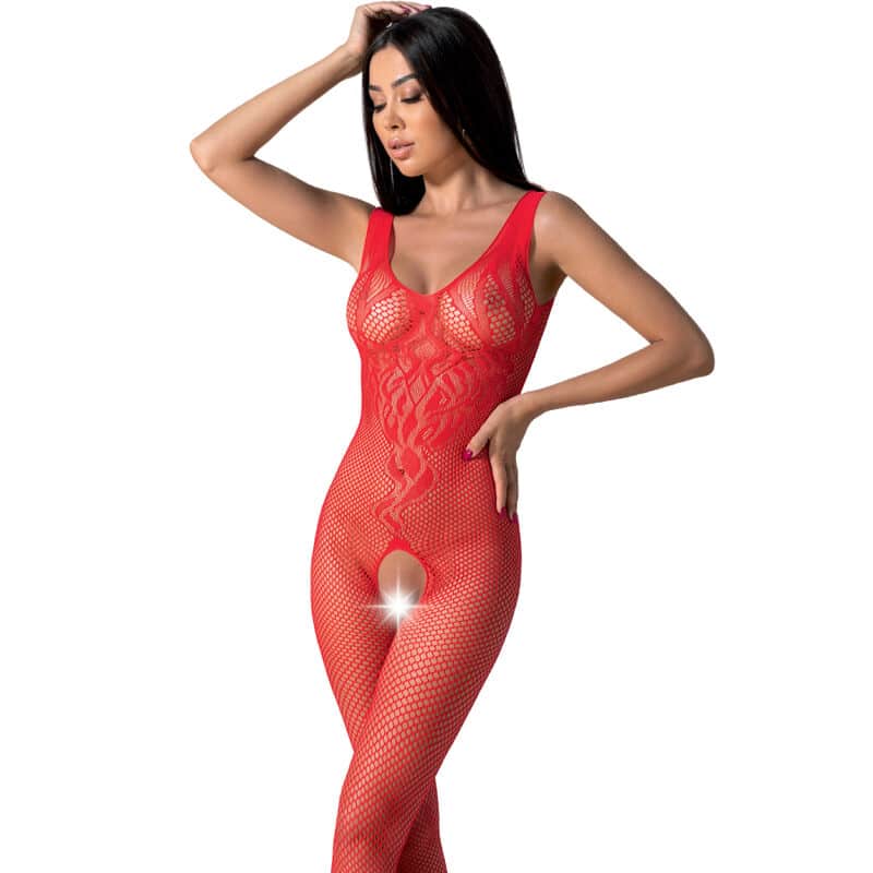 Passion – Bs098 Bodystock Vermelho Tamanho Único