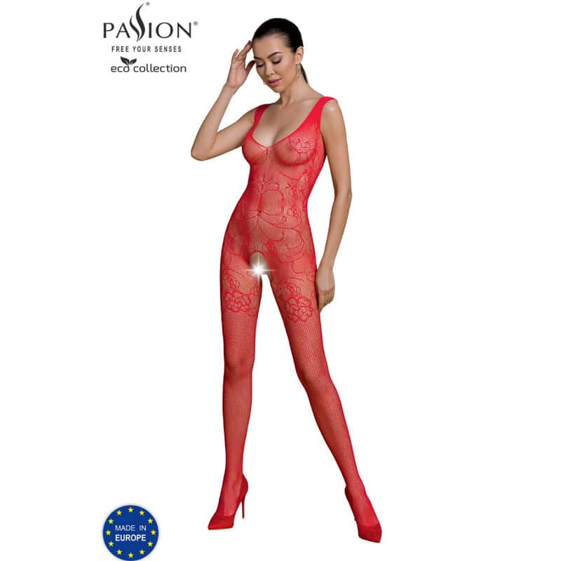 Passion – Coleo Eco Bodystocking Eco Bs012 Vermelho