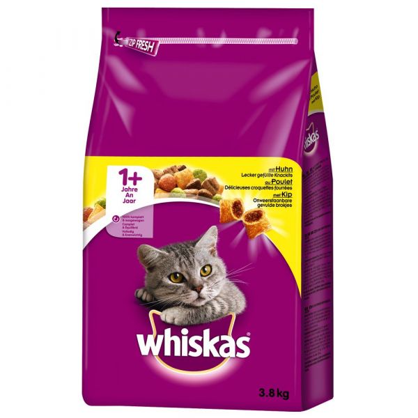 Whiskas 1+ Chicken 3,8Kg