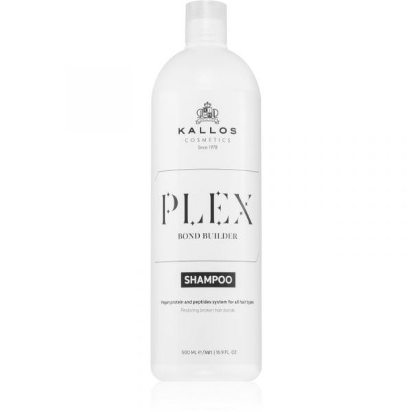Kallos Plex Shampoo Shampoo Regenerador para Cabelos Danificados e Quimicamente Tratados 500ml