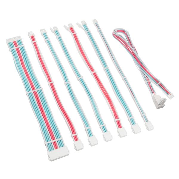 Kolink Kit de Extensão Core Pro 12V-2x6 Type 1 Brilliant White/Neon Blue/Pure Pink