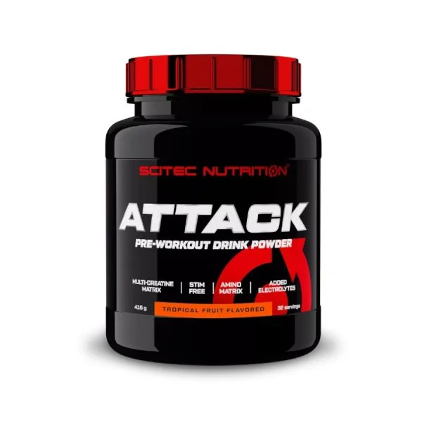 Scitec Nutrition Attack! 2.0 Frutos Tropicais 416g
