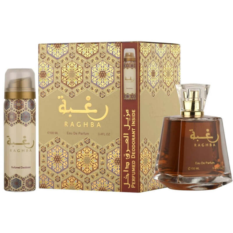 Raghba Gift set EDP 100 ml and Desodorizante 50 ml