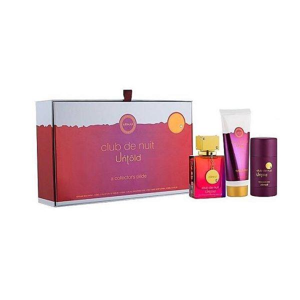Armaf Club de Nuit Untold Eau de Parfum 105ml + Body Lotion 100ml + Deostick 75g Coffret