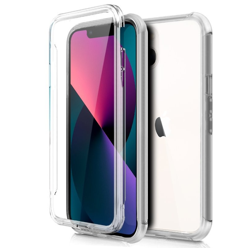 Capa Dupla 360 Iphone 13 Mini Transparente