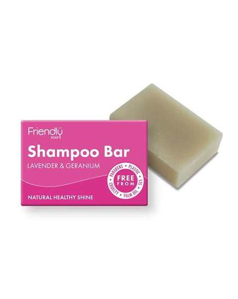 Champô Sólido de Alfazema e Gerânio - 95 grs - Friendly Soap