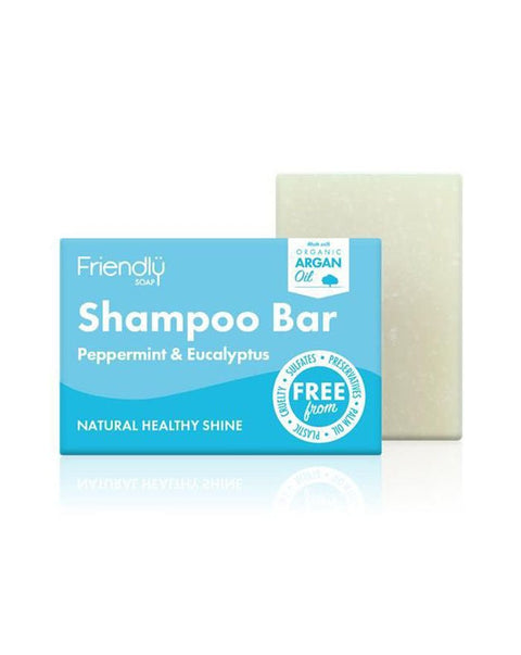 Champô Sólido Menta e Eucalipto - 95 grs - Friendly Soap