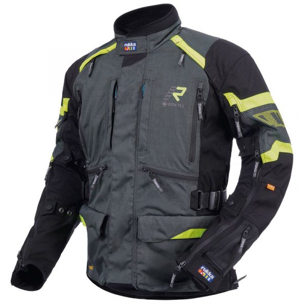Rukka Casaco Madagasca-r Gore-tex Grey / Black / Yellow Fluo S