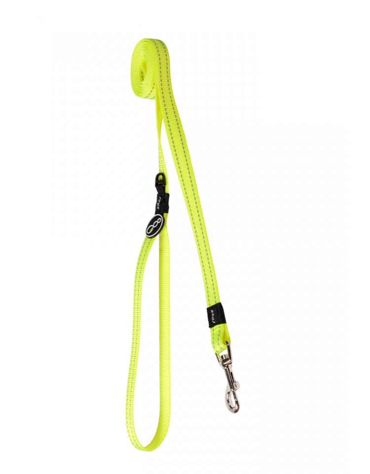 Rogz - Trela Refletora para cão - Amarelo