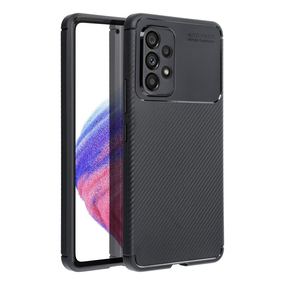 Capa Silicone Carbon Premium Samsung Galaxy A33 5G Preto