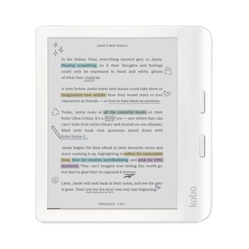 eReader Kobo Libra Colour 7" 32GB Wi-Fi Branco