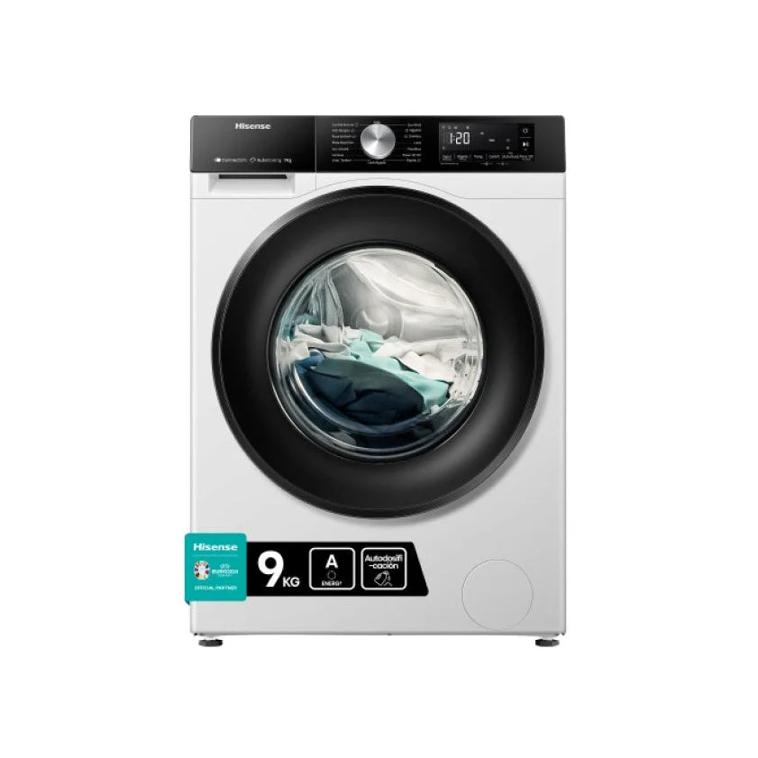 Máquina de Lavar Roupa HISENSE WF3S9045BW3 | 9kg, 1400 rpm, Classe A