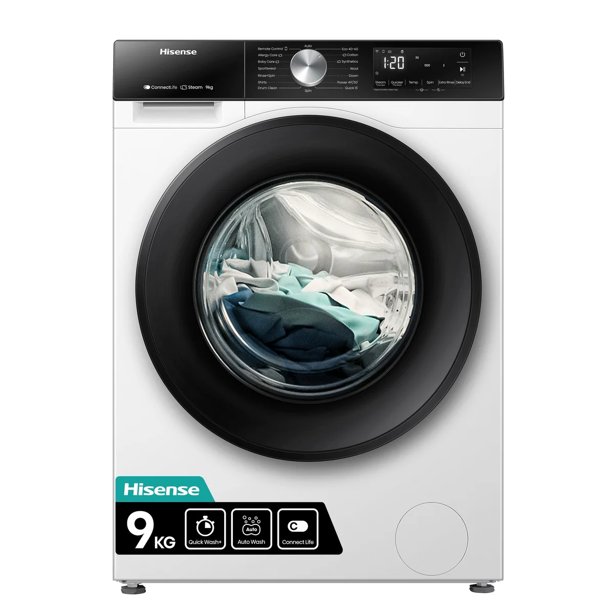 Maquina Lavar Roupa Hisense WF3S9043BW3 | 9kg