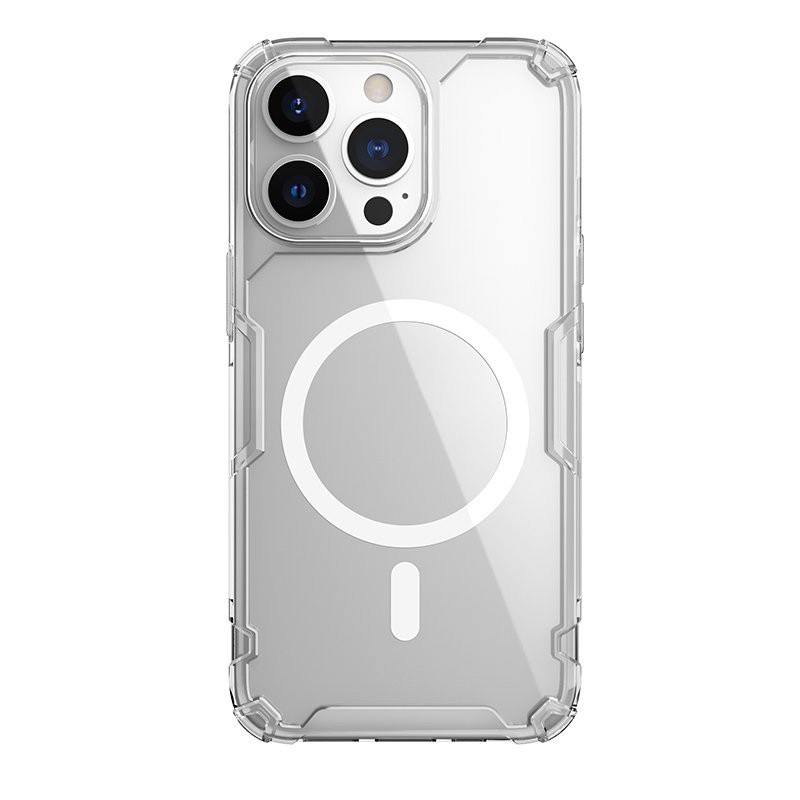 Capa Silicone Magnética Transparente Nillkin Pro iPhone 13 Pro Max