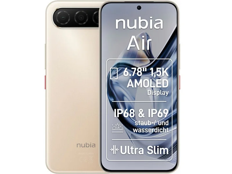 Smartphone ZTE Nubia Air FHD+ 8+12GB/256GB Titanium Desert