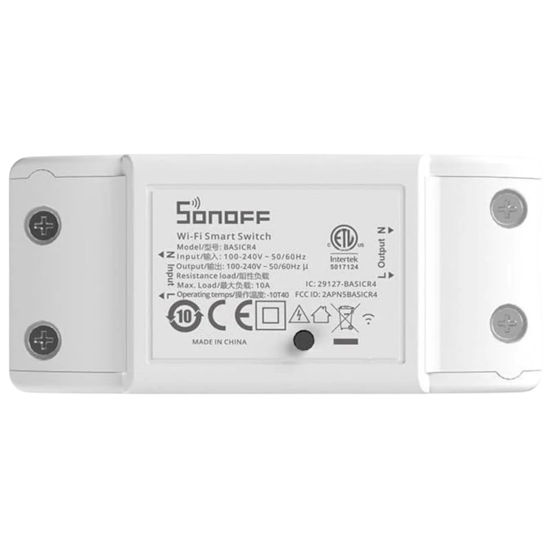 Sonoff BASICR4 Branco – Interruptor Inteligente WiFi