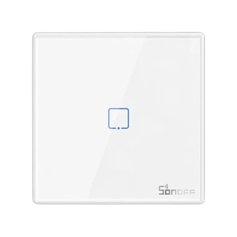 Sonoff Interruptor Inteligente T2EU1C-RF Smart Rf Touch Branco - T2EU1C-RF