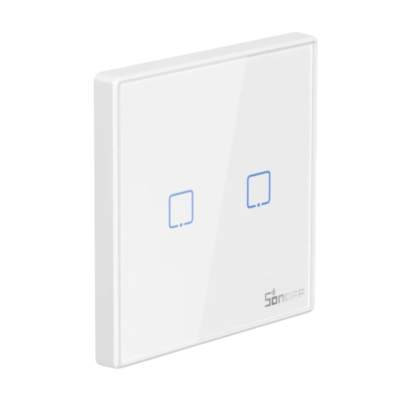 Sonoff T2 2C WiFi + RF 433 – Interruptor tátil inteligente