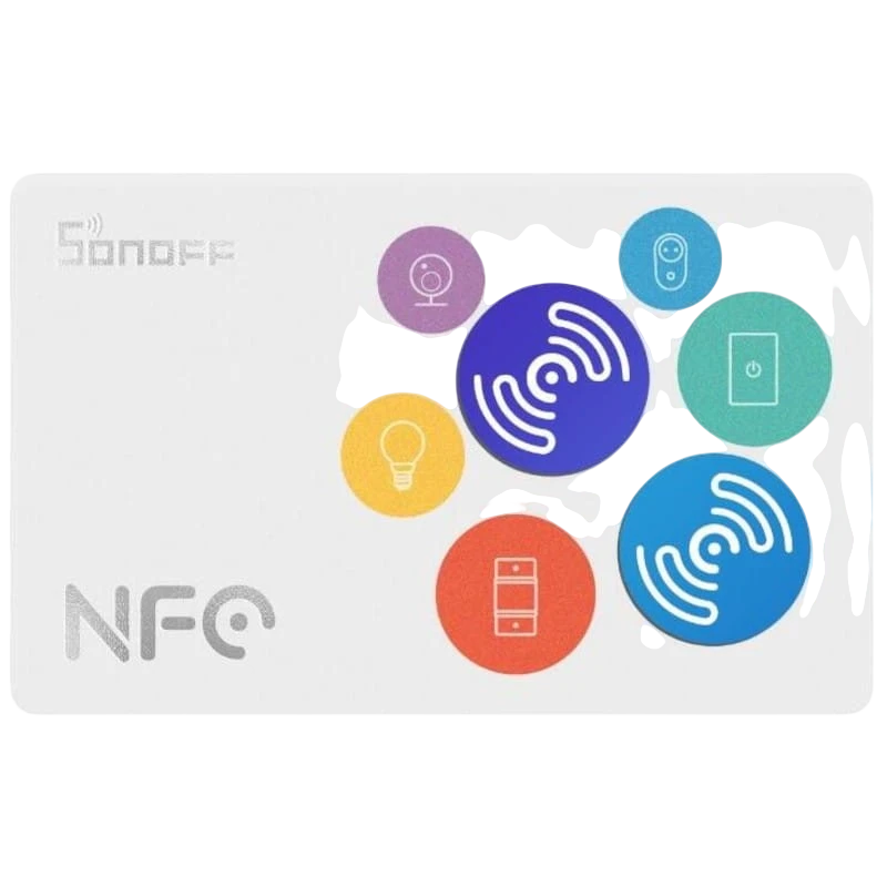 Sonoff NFC Tag Branco – Etiqueta Adesiva Inteligente
