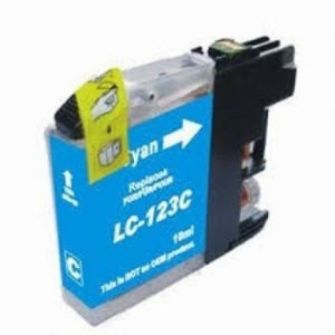 Tinteiro compatível Brother Azul, LC123 XL (V3)