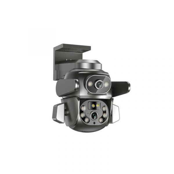 XO Câmara de Vigilância CR04 Full HD 1080p Dupla Visão Noturna Áudio Bidireccional Motor Exterior Preto