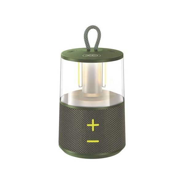 XO F59 Altavoz Bluetooth 5W Lâmpada Camping Verde