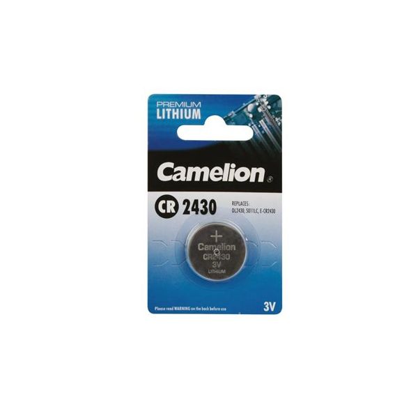 Pilha de Lítio CR2430 3.0V-280mAh 1 Un.
