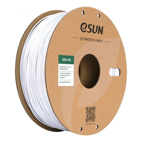 eSUN Filamento ABS+ High Speed 1.75mm 1kg Branco Frio