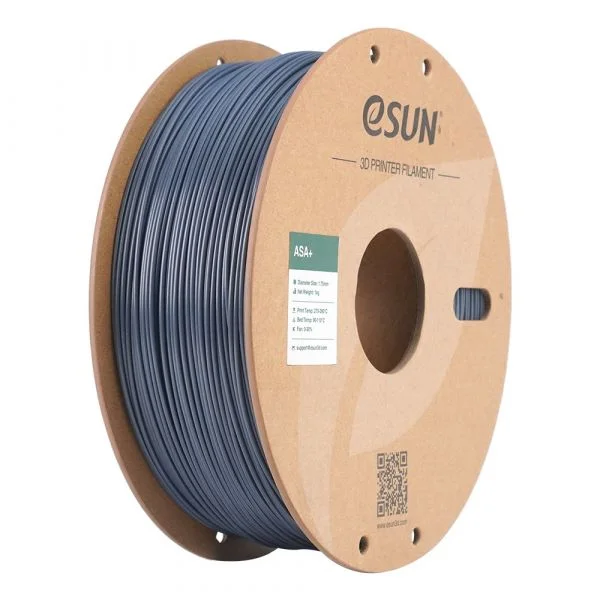 eSUN Filamento para Impressora 3D ASA+ 1.75mm 1kg Cinzento