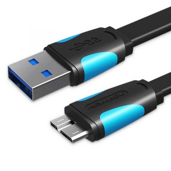Vention Vas-A12-B050 Cabo Usb 0,5 M Usb 3.2 Gen 1 (3.1 Gen 1) Usb a Micro-Usb B Preto