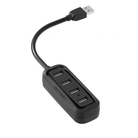 Hub USB Vention / 4xUSB / 15cm / Preto / VAS-J43-B015