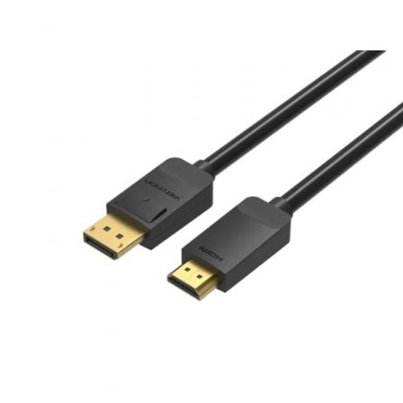 Cabo Conversor Vention HADBG / Displayport Macho - HDMI Macho / 1.5m / Preto