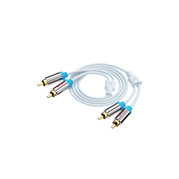 Vention Cabo Áudio 2 Rca M Stéreo 2m