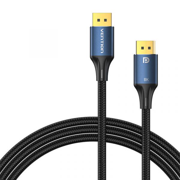 Vention HCELJ Cabo DisplayPort 1.4 8K 60Hz 4K 120Hz 5m Blue