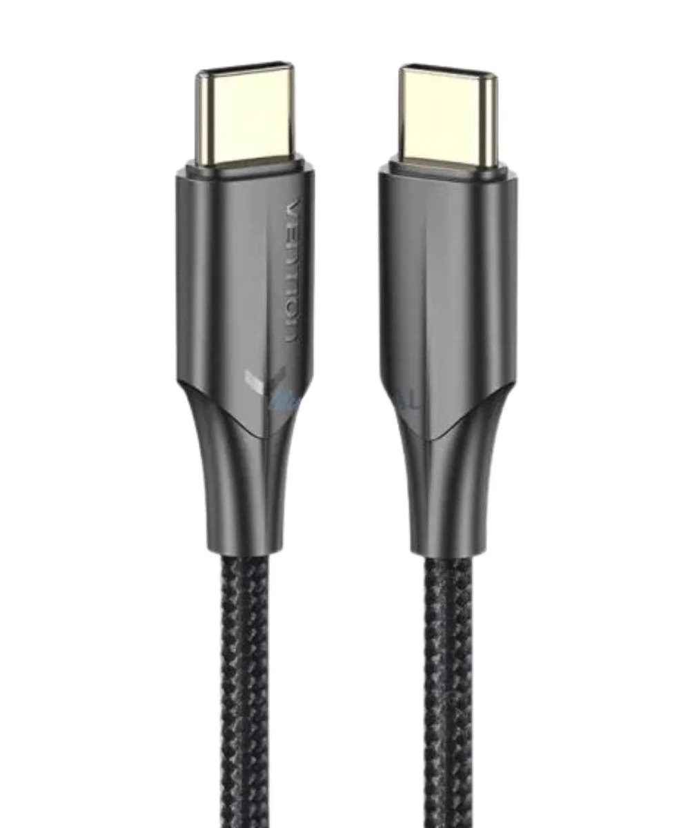 Cabo VENTION TAUBH USB-C 2.0 E USB-C 3A 2M PRETO Led