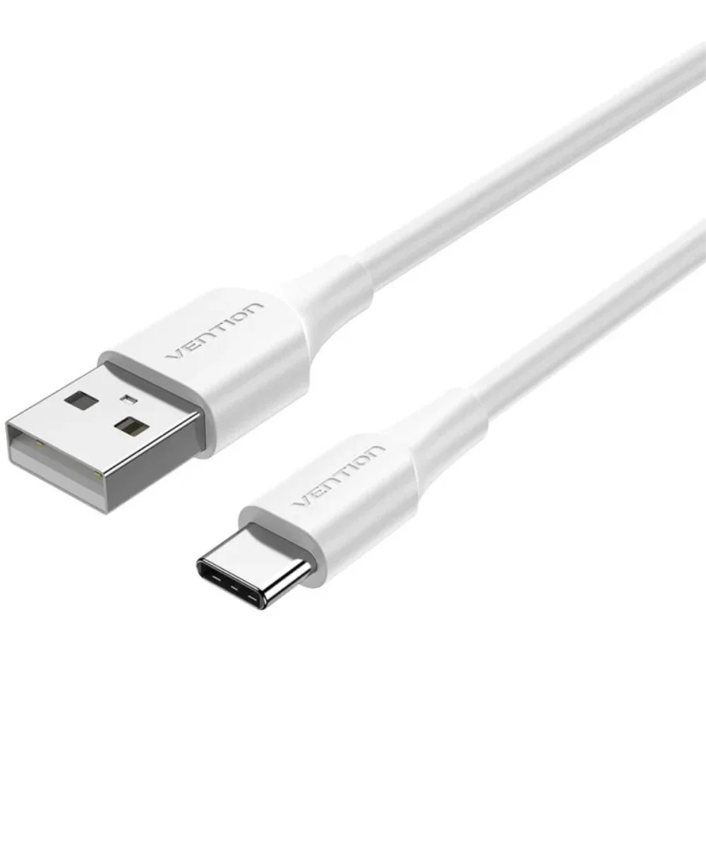 Vention CTHWF USB 2.0 Tipo-A Macho para USB Tipo-C Macho Cabo 1m Branco