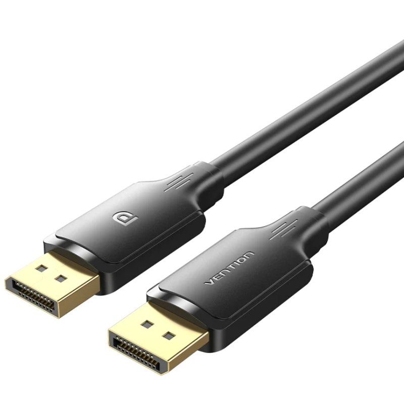 Cabo DisplayPort Macho para DisplayPort Macho / Vention HAKBH / 4K / 2m / Preto