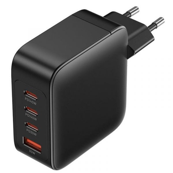 Vention FEIB0-EU Carregador GaN de Parede 4 portas PD 140W Preto