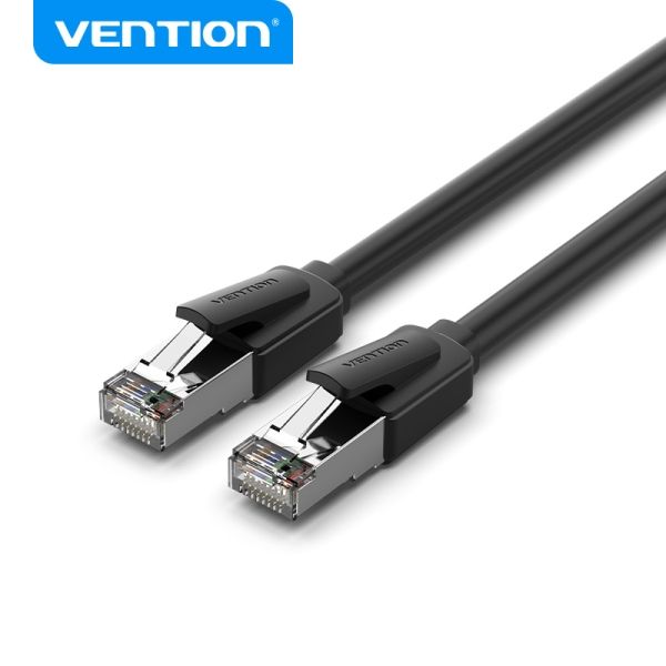 Vention IKKBI Cabo de Rede Ethernet RJ45 SFTP Cat.8 40Gbps 2000MHz 3m Preto
