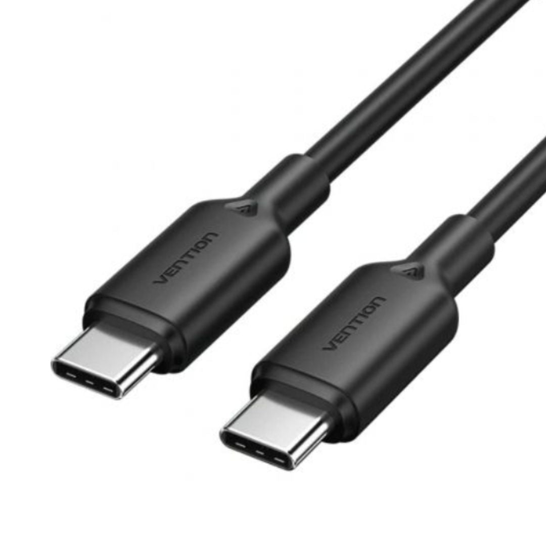 Cabo USB-C 60W - USB-C 480Mbps - Preto - 2.0m - Vention TRCBH
