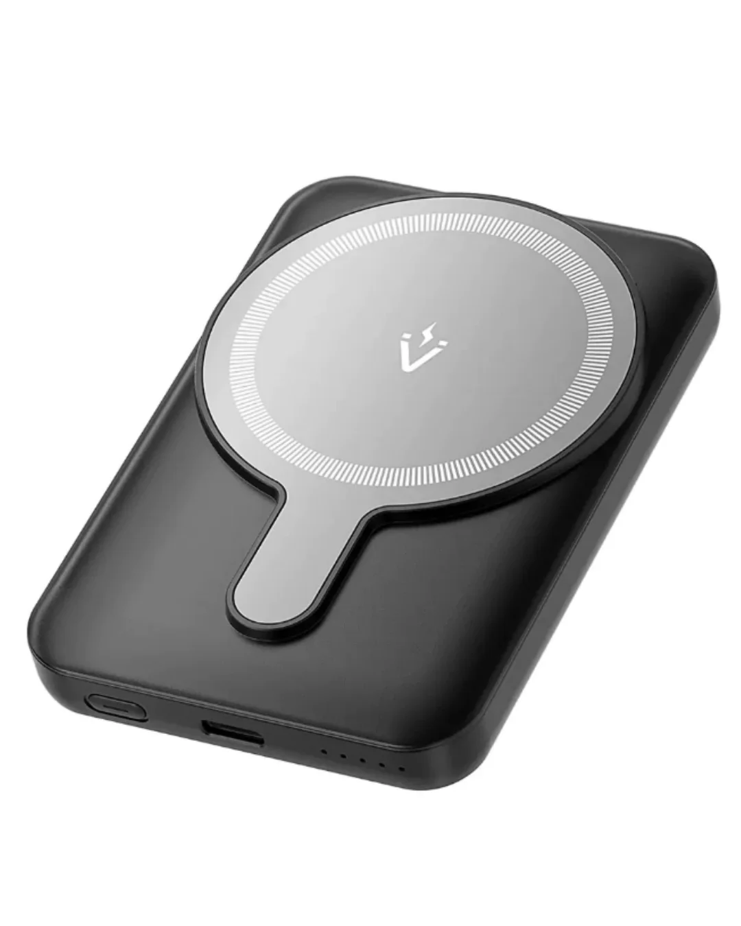Bateria Powerbank Magnética Vention 5000mAh 20W USB-C + Wireless Preta