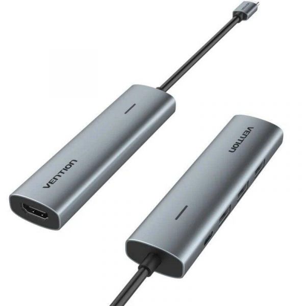 Vention Docking Station TGGHB USB-C 3xUSB HDMI USB-C PD
